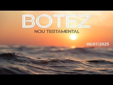 Botez Nou Testamental 06/07/2025 || Serviciu Divin