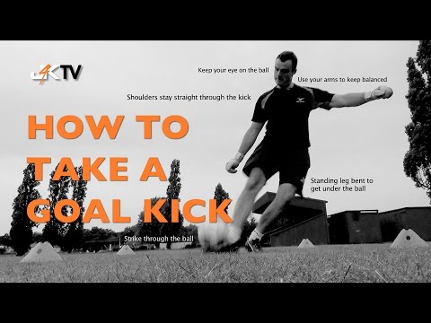 Goalkeeper Training - How to take a goal kick