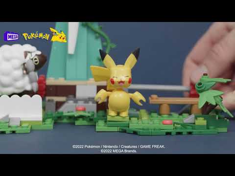 Mega Bloks „Mega Construx Pokemon“ rinkinys „Vėjuotas kaimas“