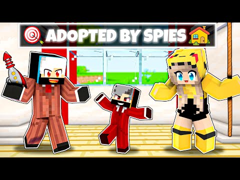 Paglaa Tech - Adopted By TOP SECRET SPIES In Minecraft! (Hindi)