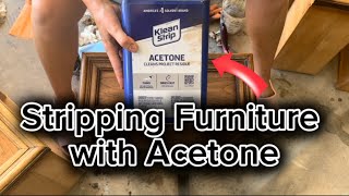 Removing Finish with Acetone | How to Strip Furniture with Acetone