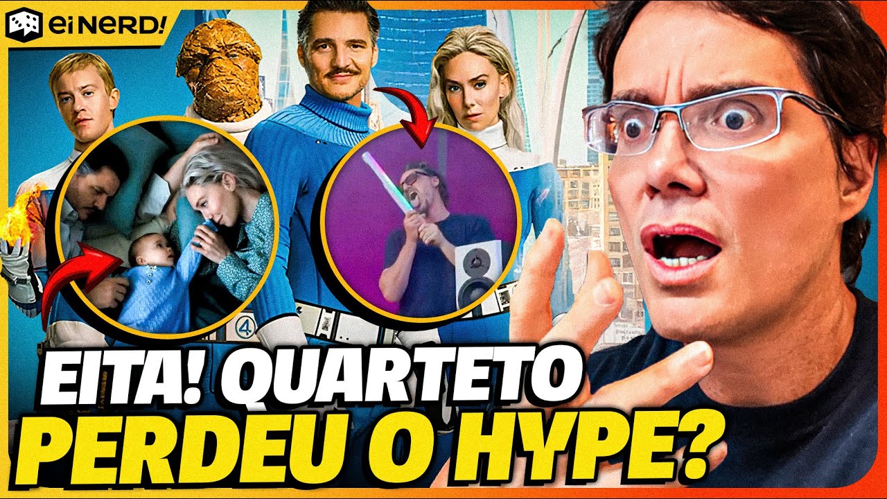 TRAILER DE QUARTETO FANTÁSTICO DERRUBOU O HYPE DO FILME? OPINIÃO SINCERA!