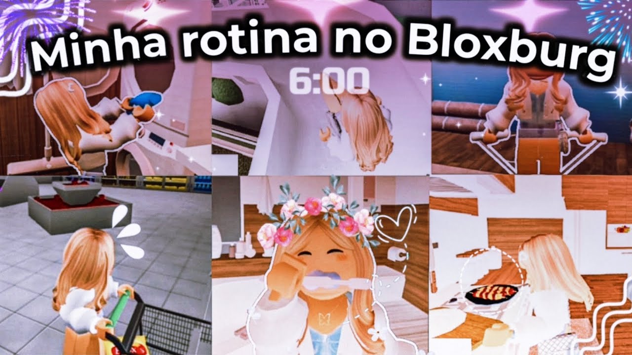 ☀️ Minha rotina no Bloxburg às 6:00 da manhã ┊Café, compras, exercícios...