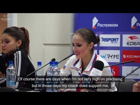 Alina Zagitova: Press conference (Rostelecom Cup 2018)