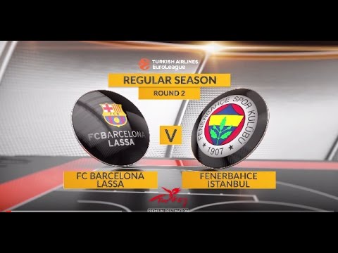EuroLeague Highlights RS Round 2: FC Barcelona Lassa 72-73 Fenerbahce Istanbul