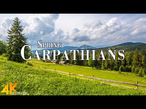 Spring Carpathians 4K Ultra HD • Explore Beautiful Carpathians, Relaxation Film with Calming Music.