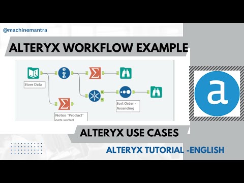 Alteryx Workflow Examples | Alteryx Sample Workflows | Alteryx Examples | Alteryx Tutorial | Part 1