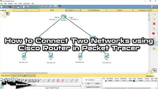 How to Connect Two Networks using Cisco Router in Cisco Packet Tracer | SYSNETTECH Solutions
