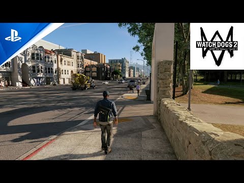 WATCH DOGS 2 (PS5) Gameplay pokazujacy swiat oraz grafike w grze #01
