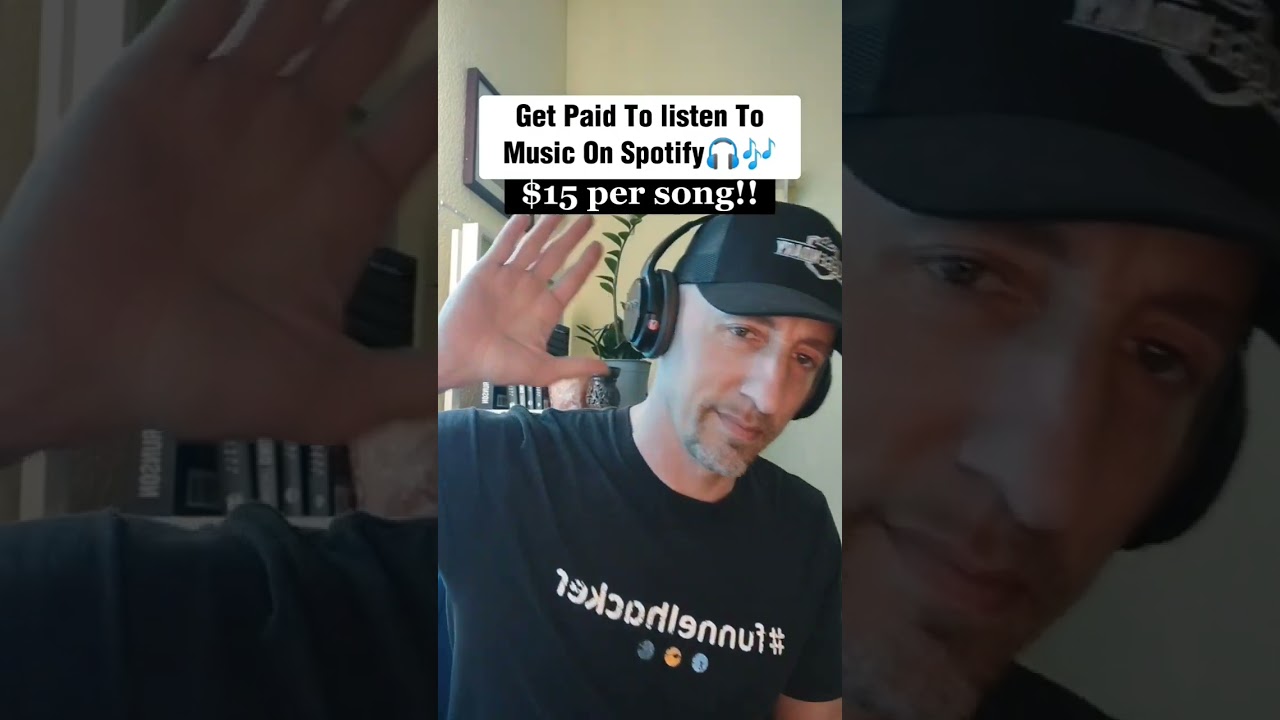 Get paid to listen to music on Spotify #sidehustle #spotify