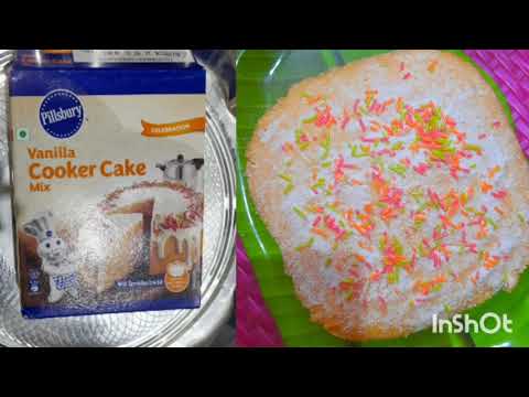 very easy pillsbury cooker cake/vanilla flavor  how to&preparation/In Tamil