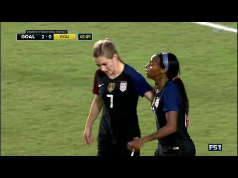 WNT vs. Romania: Crystal Dunn Goal - Nov. 13, 2016