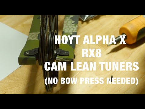 Tuning Cam Lean on Hoyt Alpha X and RX8 Bows