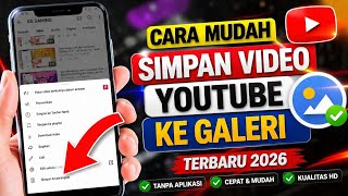 Download lagu How to Download Videos on YouTube Latest 2026 - How to Save Videos from YouTube to Gallery mp3