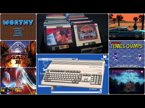Borsuk Retro Gry TV: AMIGA - QURT i jego Amiga 500 + Granie z Dyskietek! #7 (Worthy, Beast 3 i inne)
