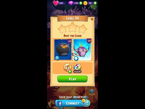 Angry Birds POP Level 54