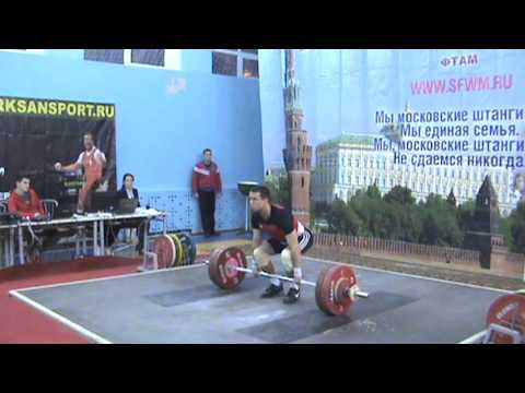 Рекорд Москвы в 69 кг до 18 лет/ clean and jerk record 18 y.o. 141 kg