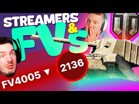Streamers vs FV4005 / FV215b (183) Compilation Ep. 05 - World of Tanks Funny Moments
