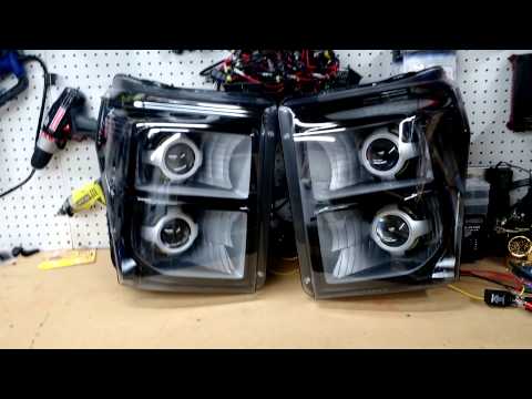 Custom 2011+ Ford SuperDuty Headlights