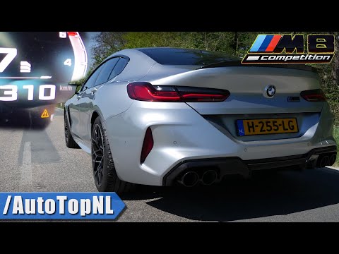 BMW M8 Competition Gran Coupe 0-310KM/H ACCELERATION & SOUND by AutoTopNL