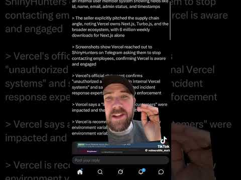 Vercel Hacked #ai (mhemedia)
