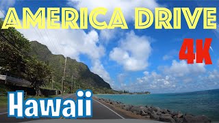 やっぱりここが全米No1の海！！ハワイオワフ島の海岸沿いドライブめっちゃ気持ち良かった😆😆【4Kアメリカドライブ】