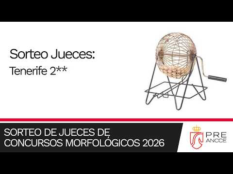 Sorteo de Jueces para el concurso de TENERIFE