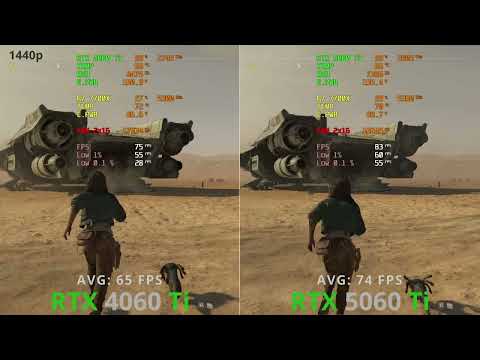 RTX 5060 Ti vs RTX 4060 Ti - Test budget PC budget graphics card