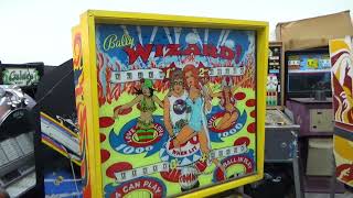 Working On The Incredible Bally WIZARD Pinball Machine!
