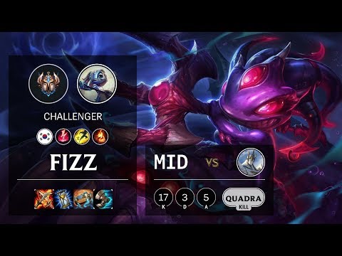 Fizz Mid vs Galio - KR Challenger Patch 10.3