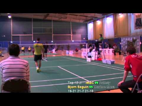 Top 12 - 2012/2013 - J1 - IMBC vs Aulnay - Bjorn - Seguin (Imbc) vs Maxime Mora (Cbab)