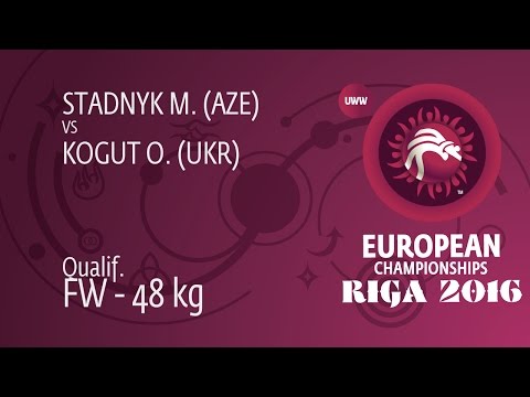 Qual. FW - 48 kg: M. STADNYK (AZE) df. O. KOGUT (UKR) by TF, 10-0
