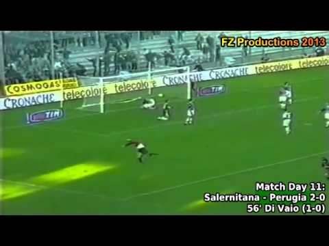 Serie A 1998-1999, day 11 Salernitana - Perugia 2-0 (Di Vaio goal)