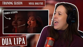 First Time Watching DUA LIPA - Training Season (London Sessions) | Vocal Coach Reaction (& Analysis)
