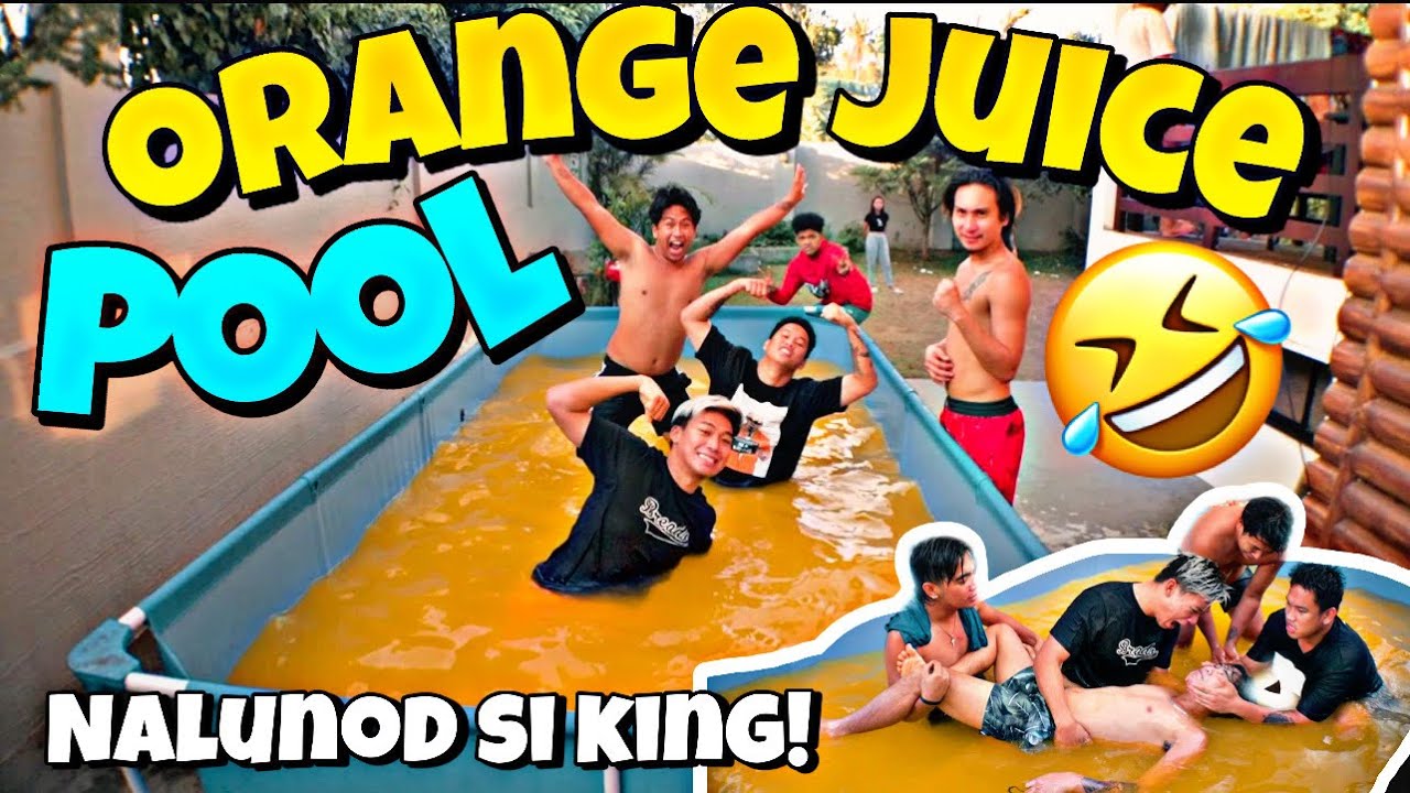 THE ORANGE JUICE POOL!!