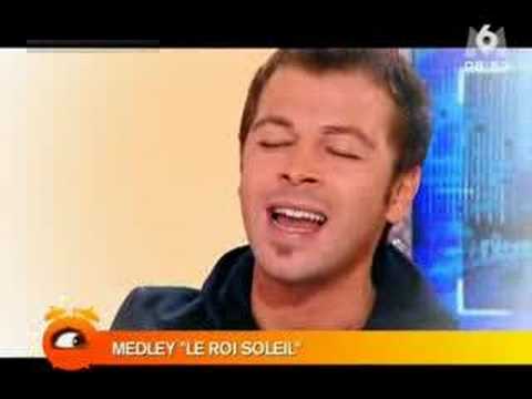 Christophe maé avec Victoria Petrosillo et Lysa Ansaldi