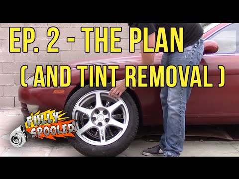 Lexus SC300 Budget Drift Build. Ep.2 - The plan. And removing tint.