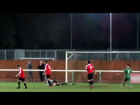 Luke  Ward's amazing save for Hadley FC v Biggleswade FC
