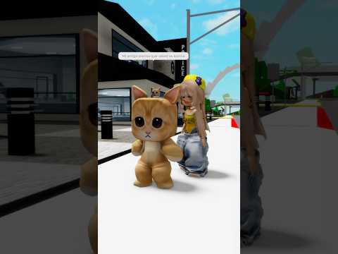 Thiago is a little in love 😥 // #roblox #brookhaven #humor #shorts