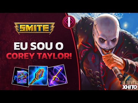 Corey Taylor no SMITE! POSEIDON MID - ⚡ Smite BR Ranked Conquista