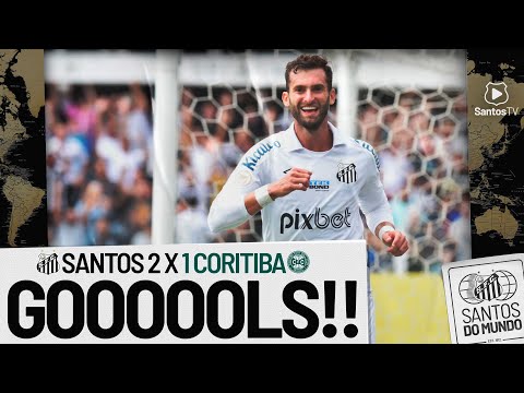 SANTOS 2 X 1 CORITIBA | GOLS | BRASILERÃO (17/04/22)