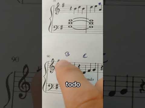 ¡Truco para leer partituras! #music #partitura #entrenamiento