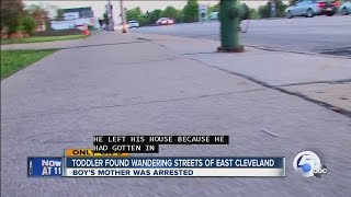 Toddler found wandering the streets of East Cleveland