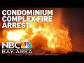 Man arrested after 6-alarm fire at Foster City condominium complex