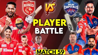 IPL 2023 - PBKS vs DC Player Battle | Punjab Kings vs Delhi Capitals Comparison | DC vs PBKS 2023