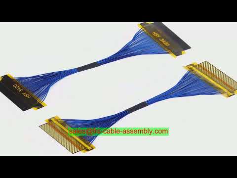 Maßgeschneiderter Kabelbaum Maßgeschneiderte 0,50mm Qsh 030 01 F D Samtec Hochgeschwindigkeitskabel