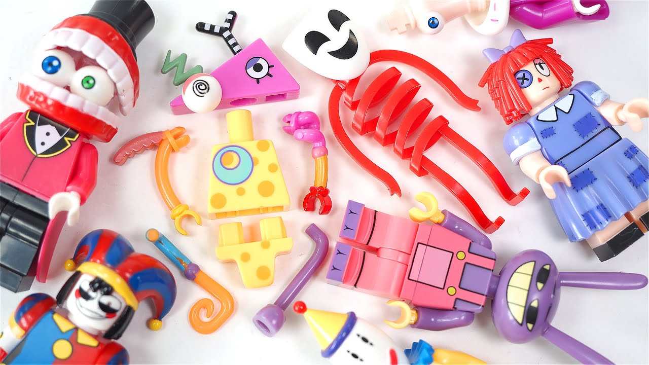 LEGO The Amazing Digital Circus Unofficial Lego Minifigures