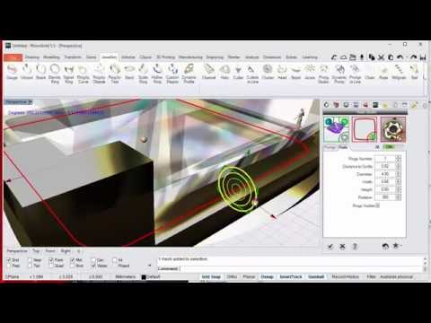 RhinoGold. How to create a V-Heads?