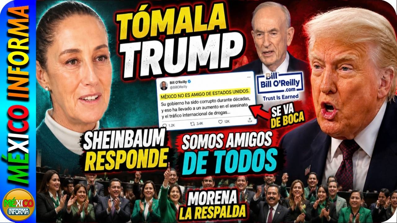 TÓMALA: SHEINBAUM CONTESTA DE MANERA MAGISTRAL. TRUMP SE VA DE BOCA AL REVIVIR CRÍTICA A MÉXICO.