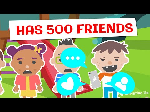 Kid Has 500 Friends on Social Media - Online Safety for Kids - Read Aloud Children's Books